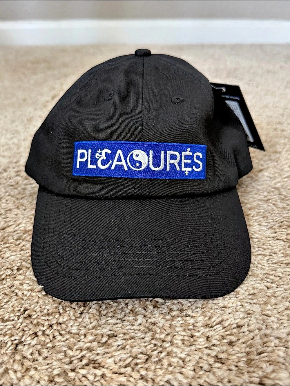 Pleasures Unity Cap 6 Panel Black & Blue NWT